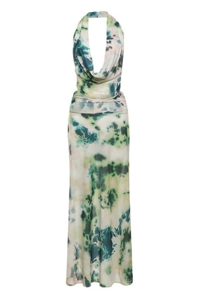 Antonia Halter Yaka Maxi Elbise
