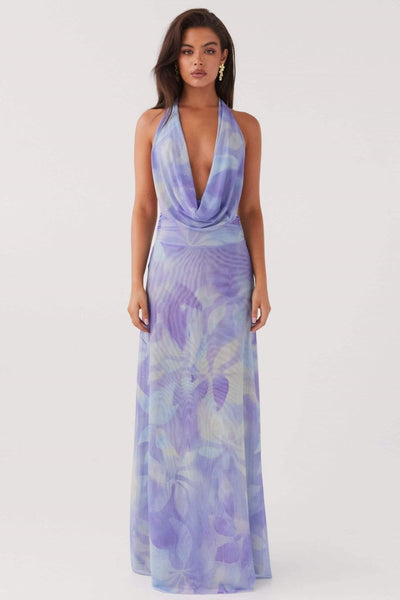 Antonia Halter Yaka Maxi Elbise