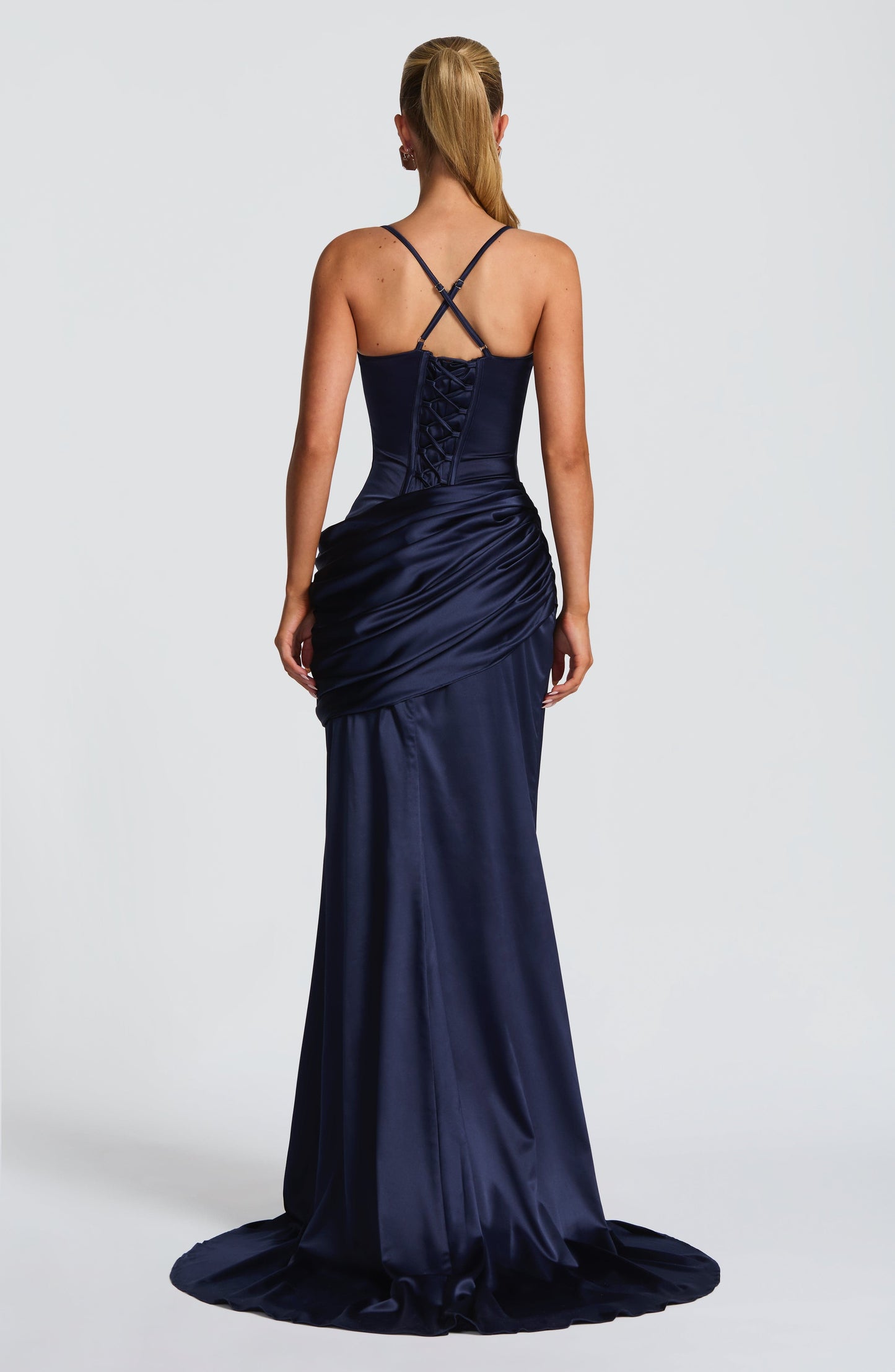 Connie Maxi Elbise - Lacivert
