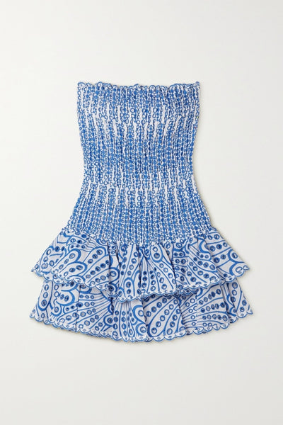 Dolly Dantelli Straplez Mini Elbise