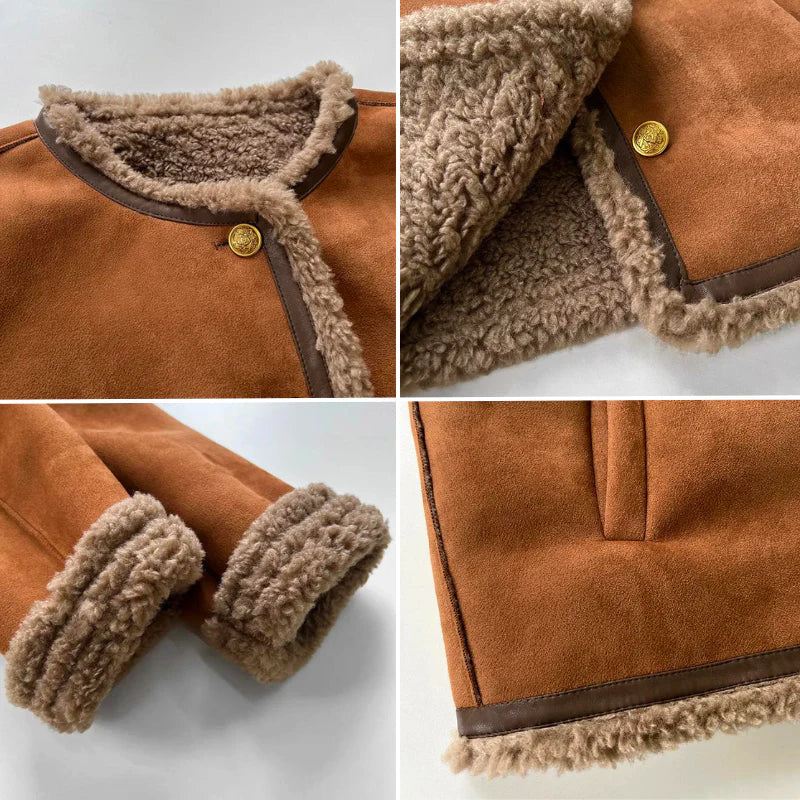 Corarity™ Cozy Shearling-Lined Ceket