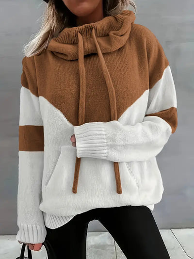 Dual-Tone Cosy Hoodie