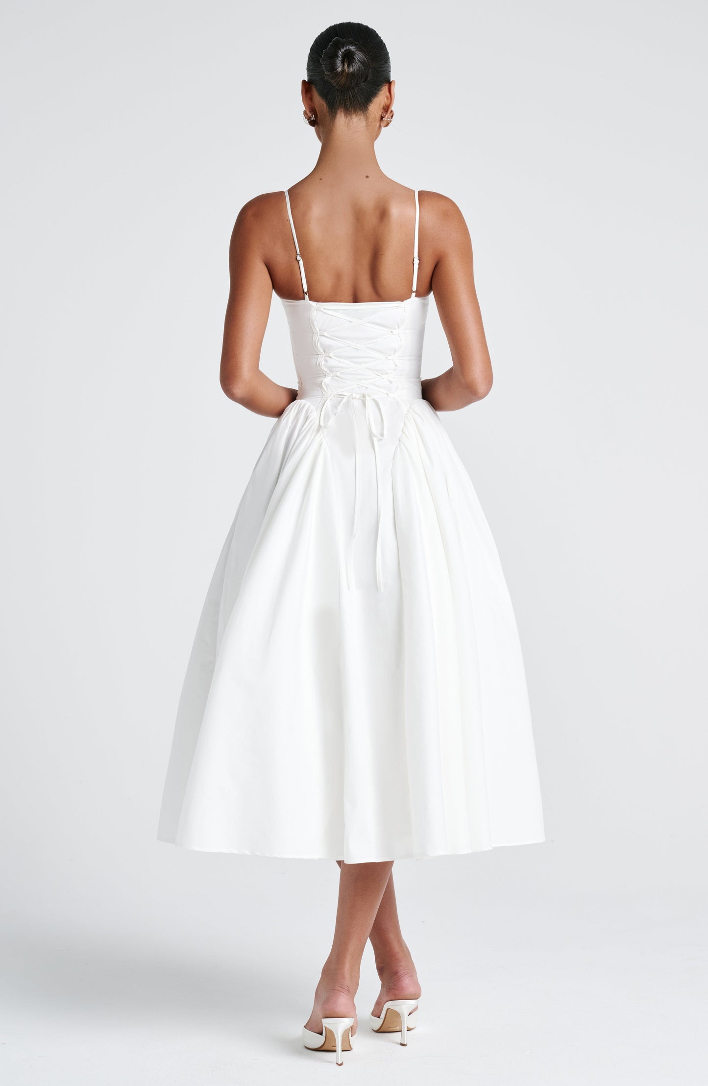 Emerson Midi Elbise – Fildişi