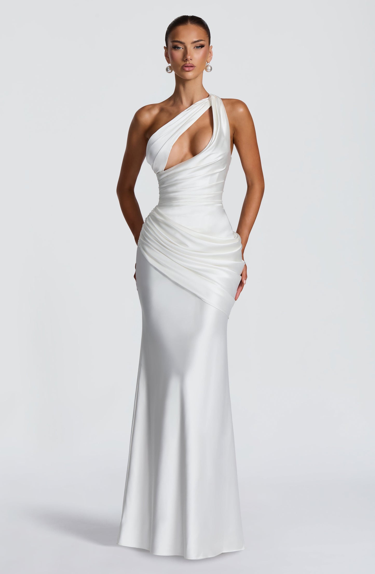 Emina Maxi Elbise – Fildişi