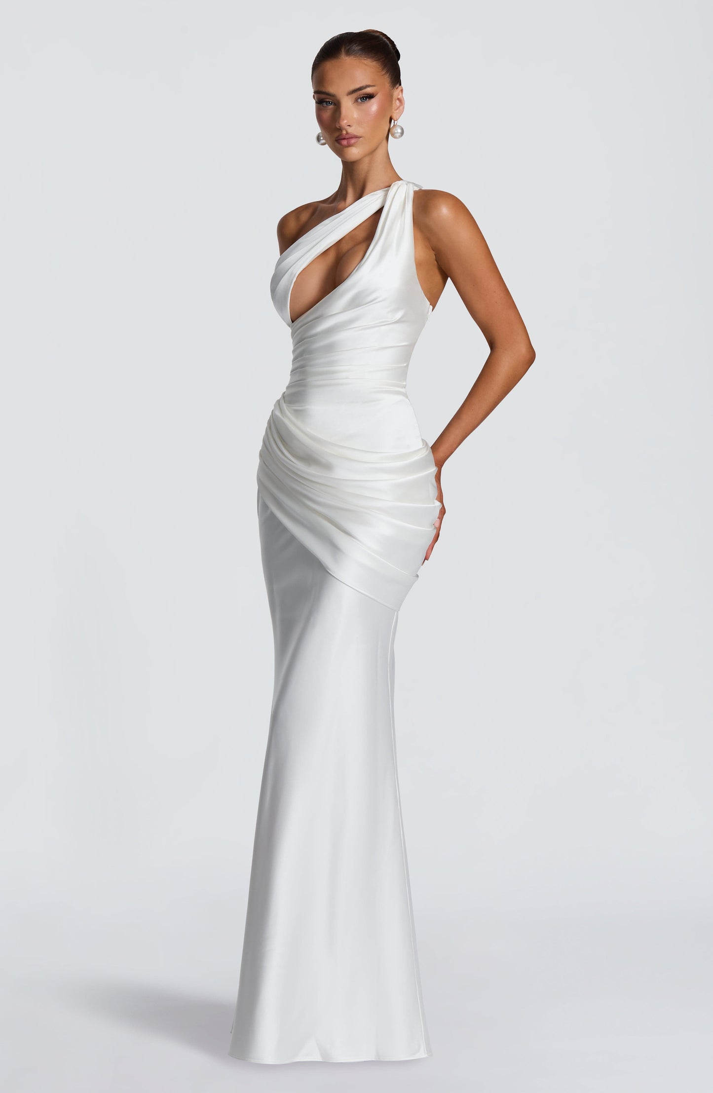 Emina Maxi Elbise – Fildişi