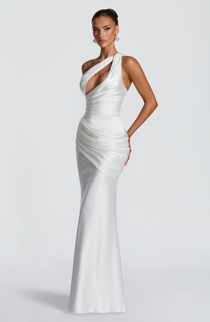 Emina Maxi Elbise – Fildişi