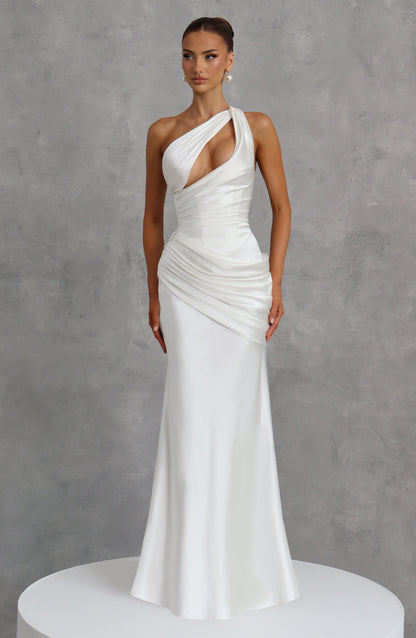 Emina Maxi Elbise – Fildişi