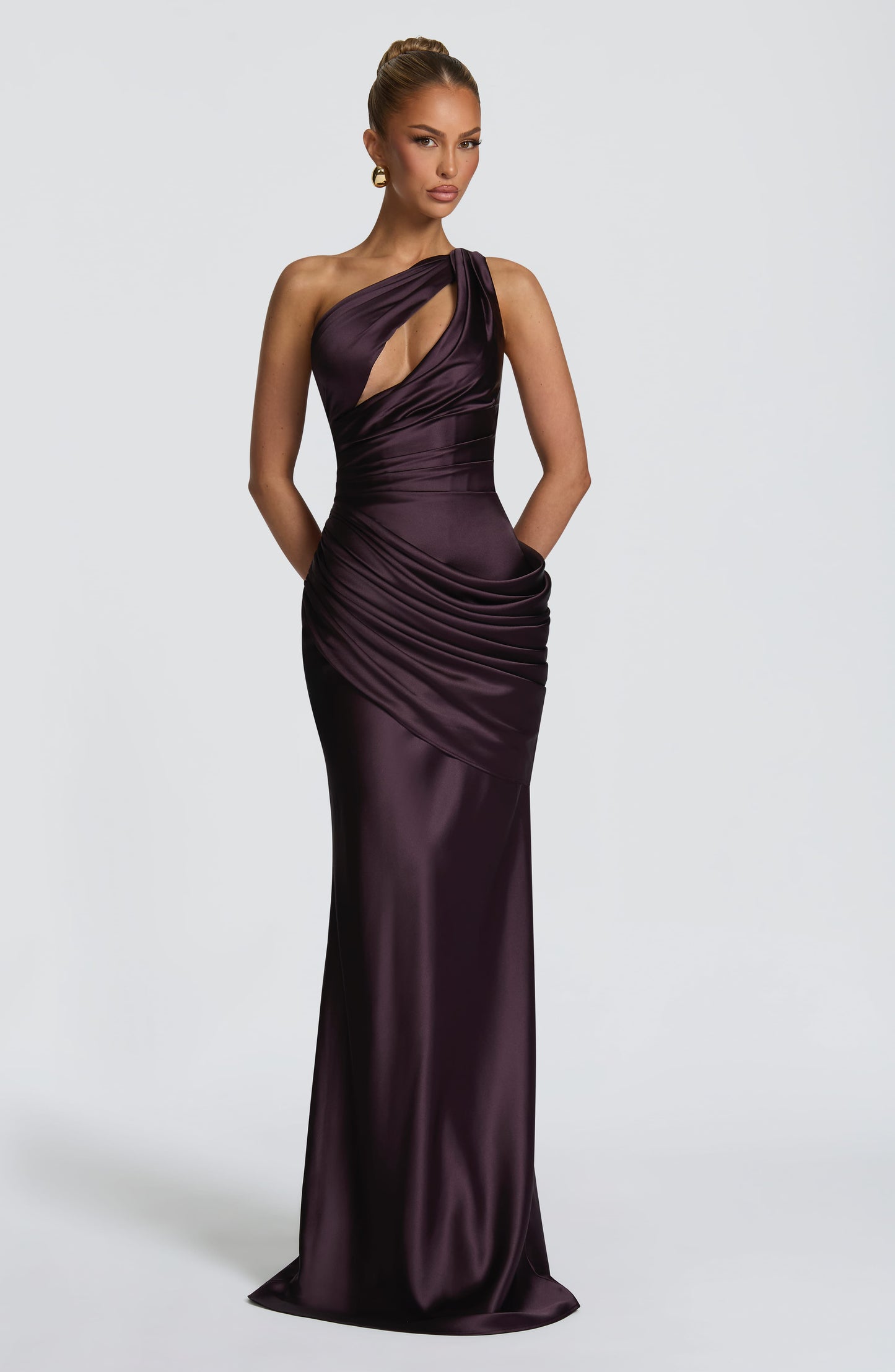 Emina Maxi Elbise – Mürdüm