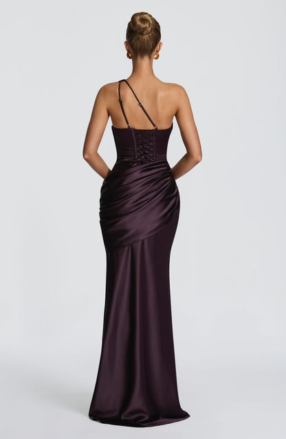 Emina Maxi Elbise – Mürdüm