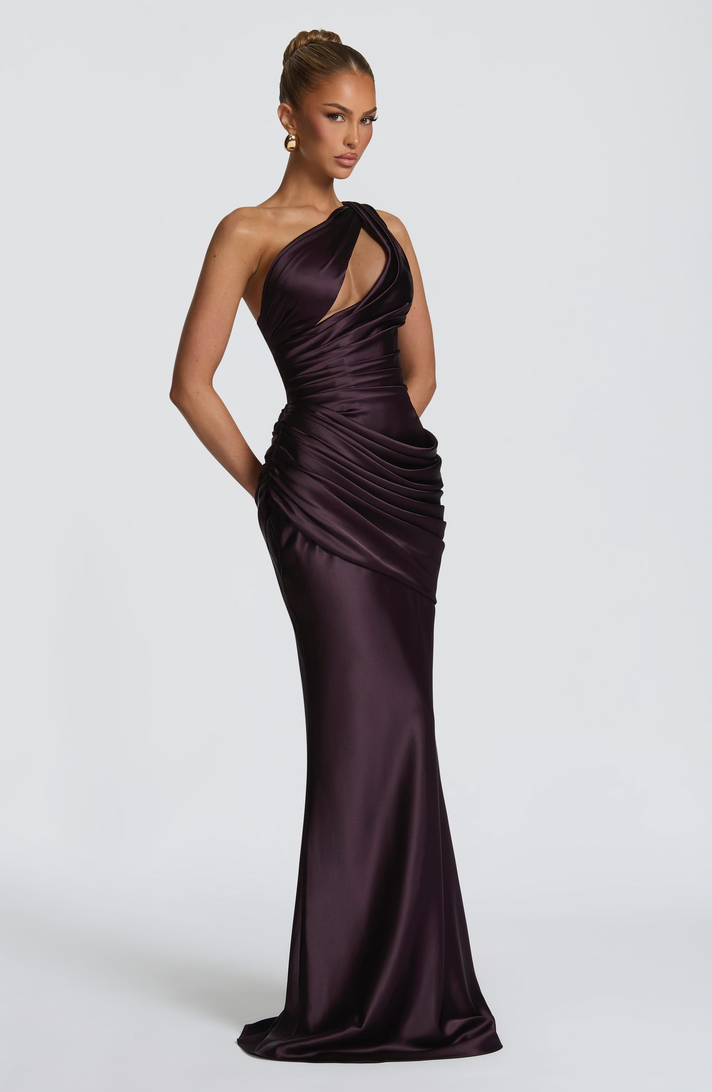 Emina Maxi Elbise – Mürdüm