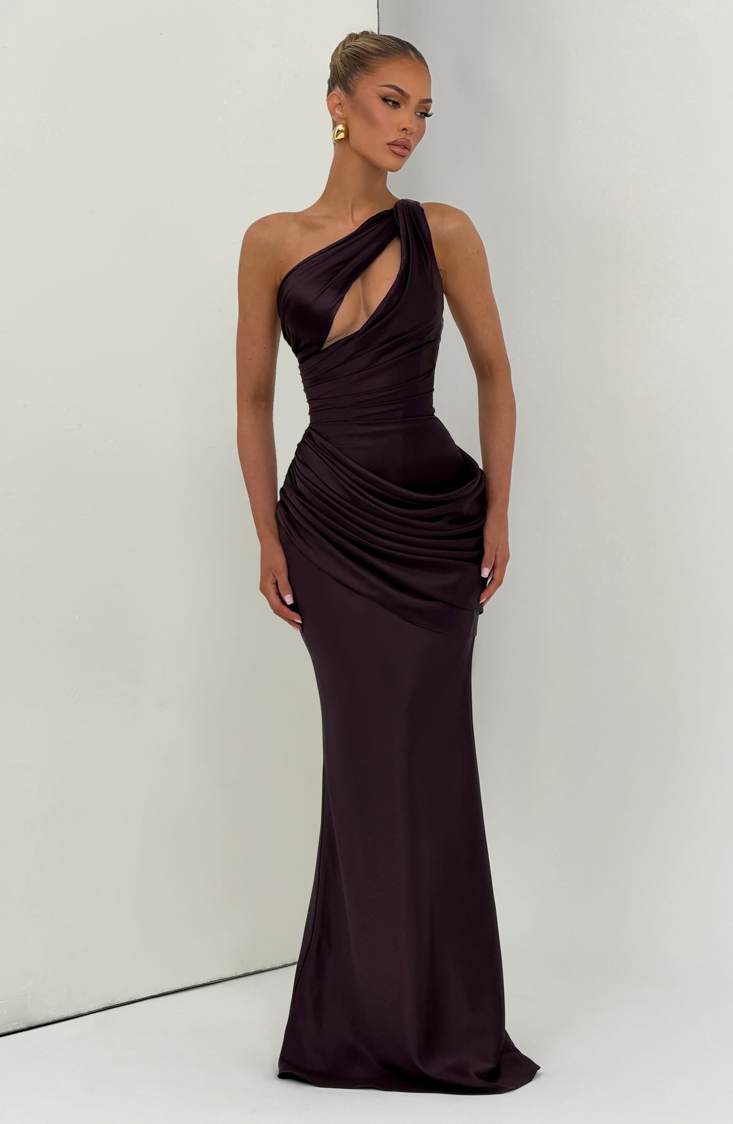 Emina Maxi Elbise – Mürdüm