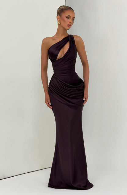 Emina Maxi Elbise – Mürdüm