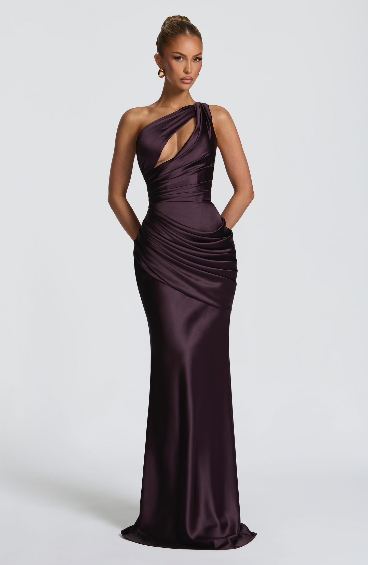 Emina Maxi Elbise – Mürdüm