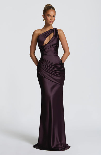 Emina Maxi Elbise – Mürdüm