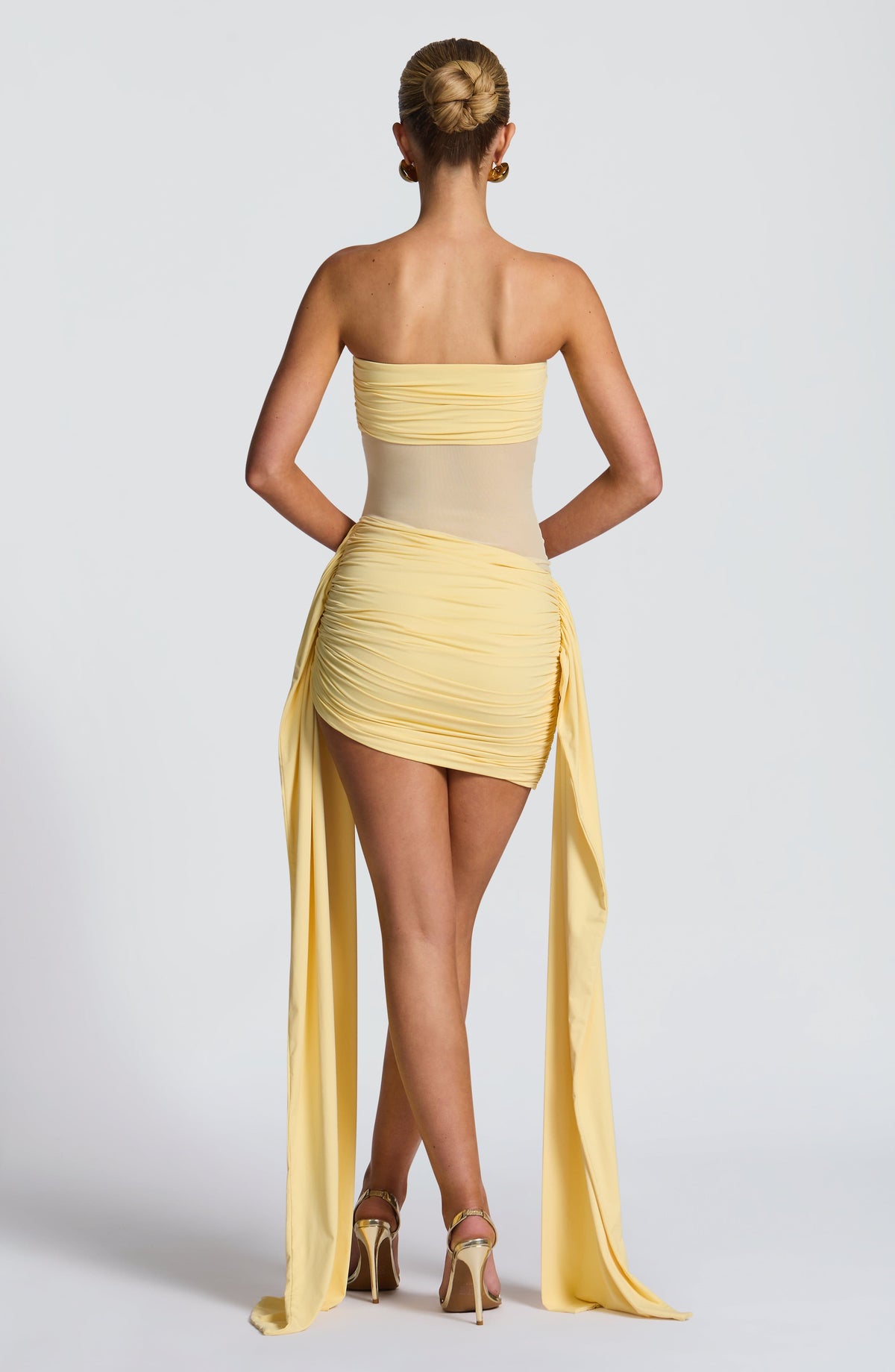 Fiorella Mini Elbise - Sarı