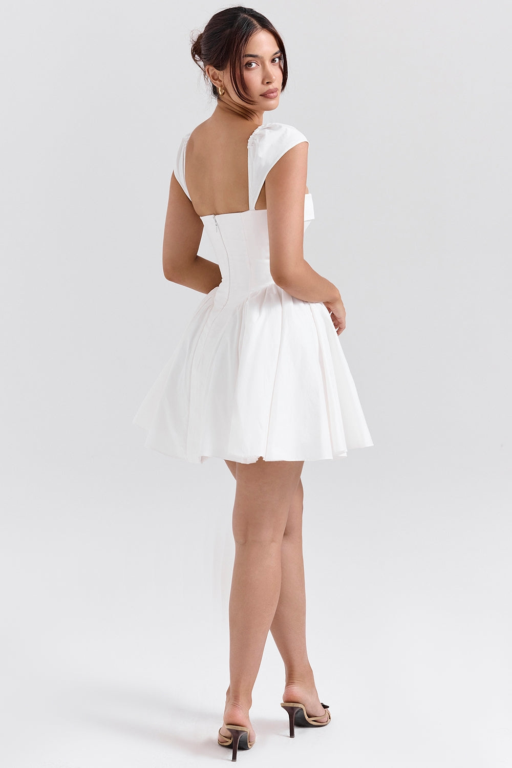 Florence Kuplu Poplin Mini Elbise