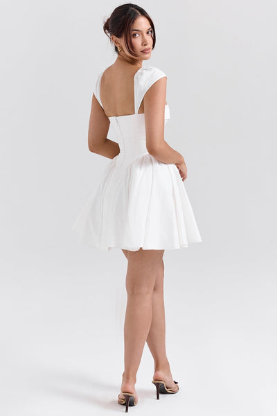 Florence Kuplu Poplin Mini Elbise