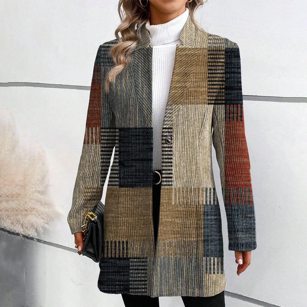 Corarity™ - Patchwork Elegance Blazer