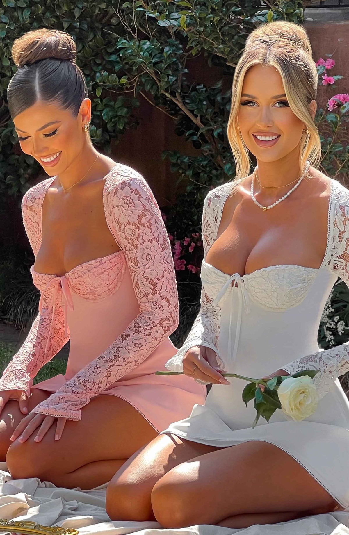 Jacinta Mini Elbise – Fildişi