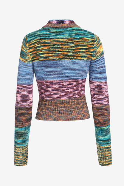 Judith Colorblock Örgü Kazak Hırka