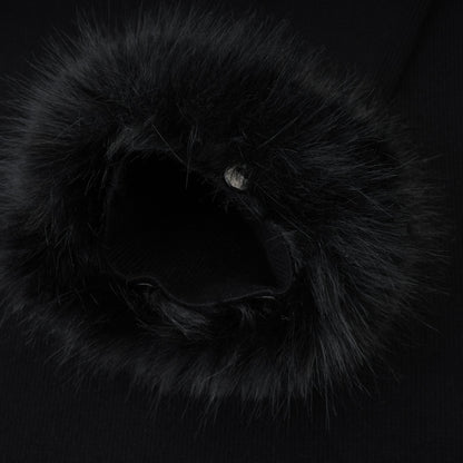 Fira Kürk Detaylı Mini Elbise