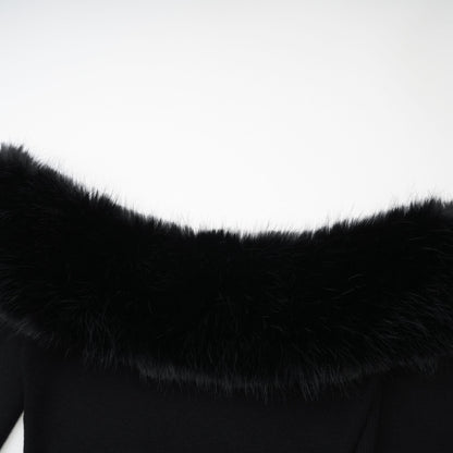 Fira Kürk Detaylı Mini Elbise