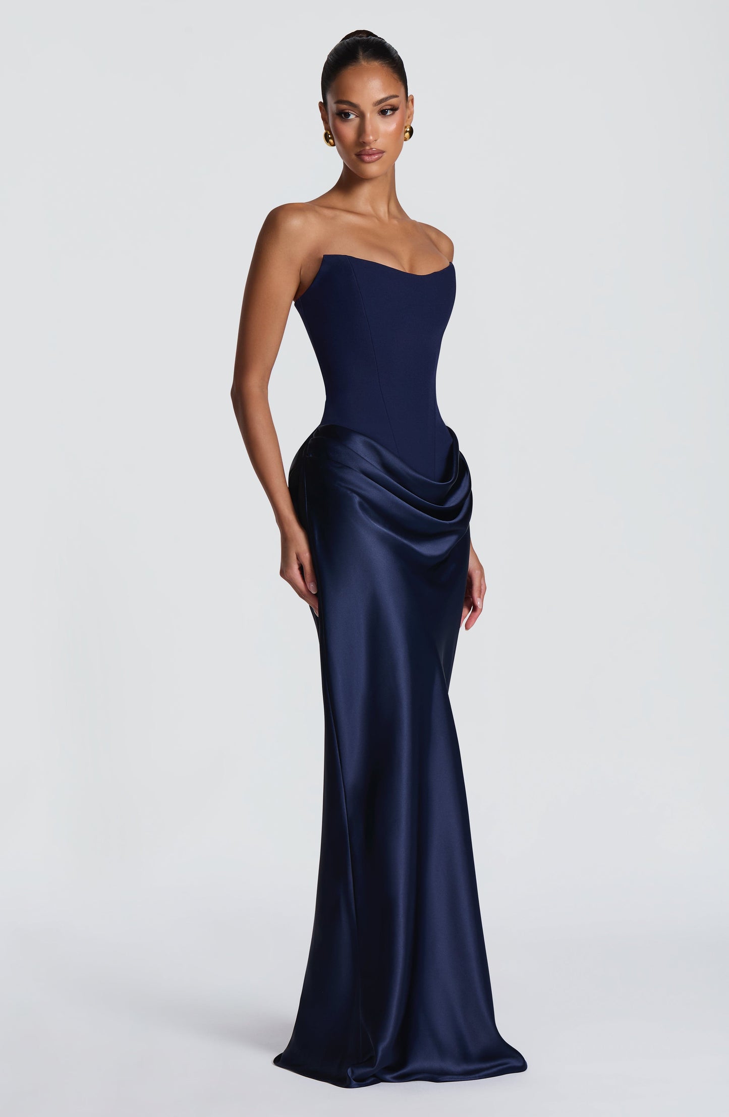 Marielle Maxi Elbise – Lacivert