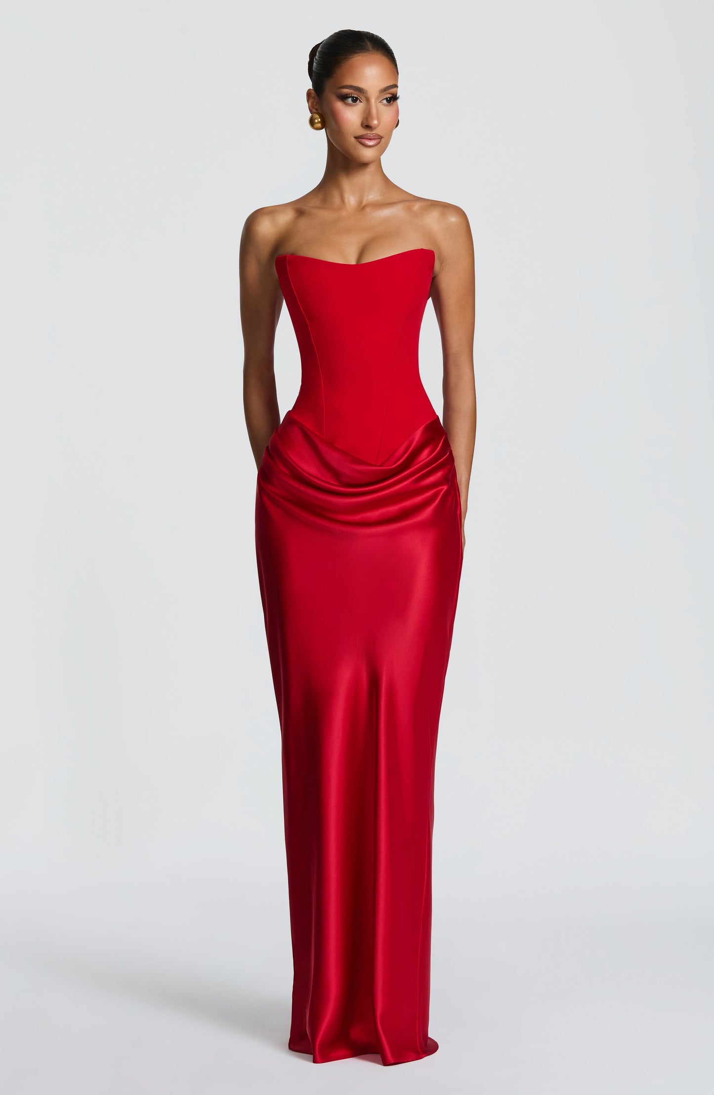 Marielle Maxi Elbise – Kırmızı