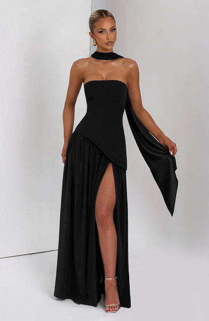 Maliyah Maxi Elbise – Siyah