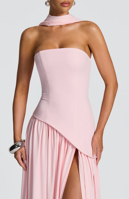 Maliyah Maxi Elbise – Pudra Pembe