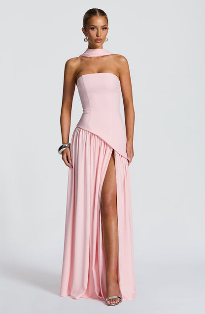 Maliyah Maxi Elbise – Pudra Pembe