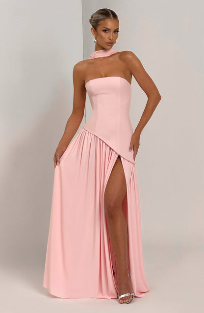 Maliyah Maxi Elbise – Pudra Pembe