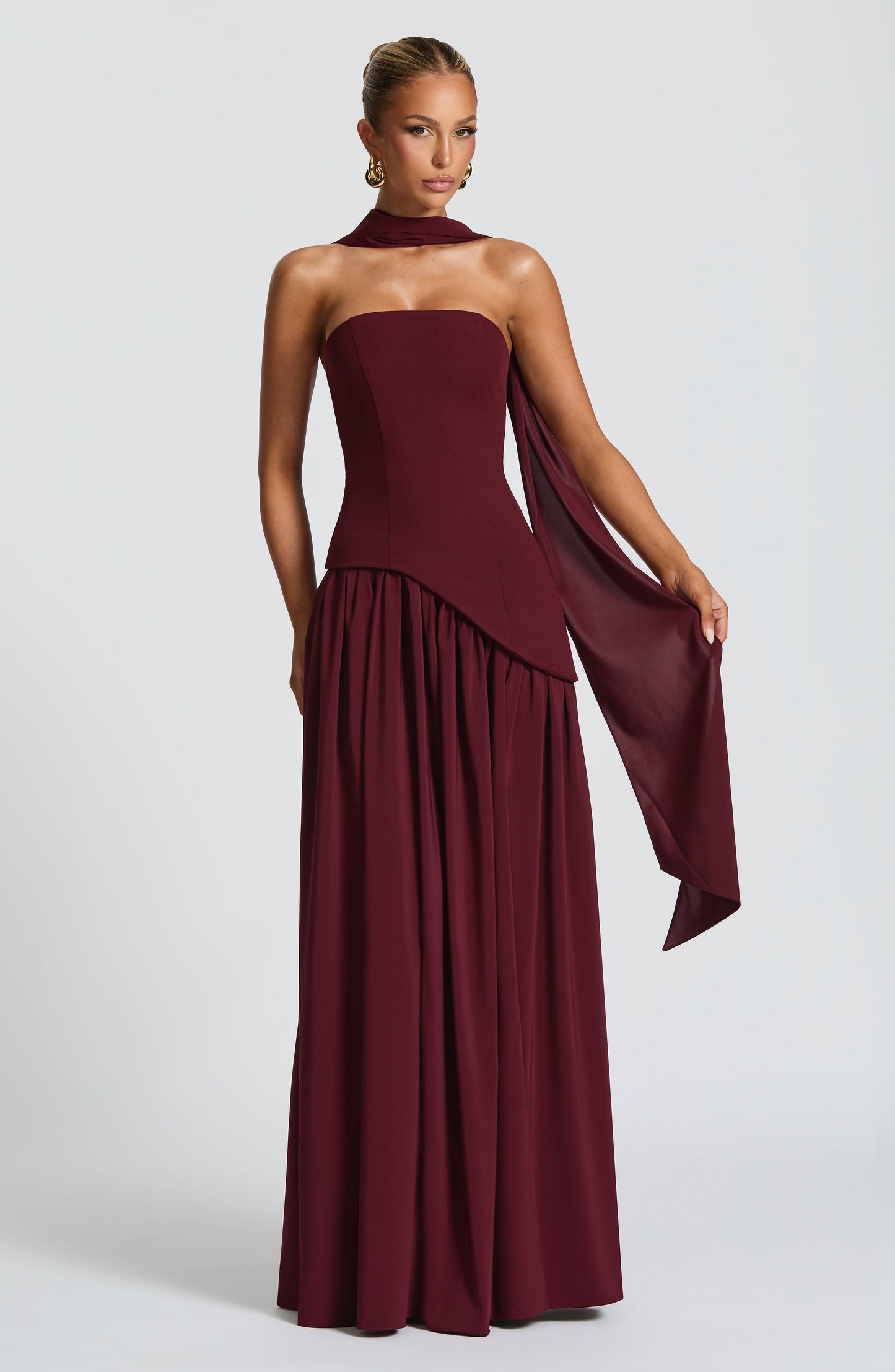 Maliyah Maxi Elbise – Vişne Çürüğü