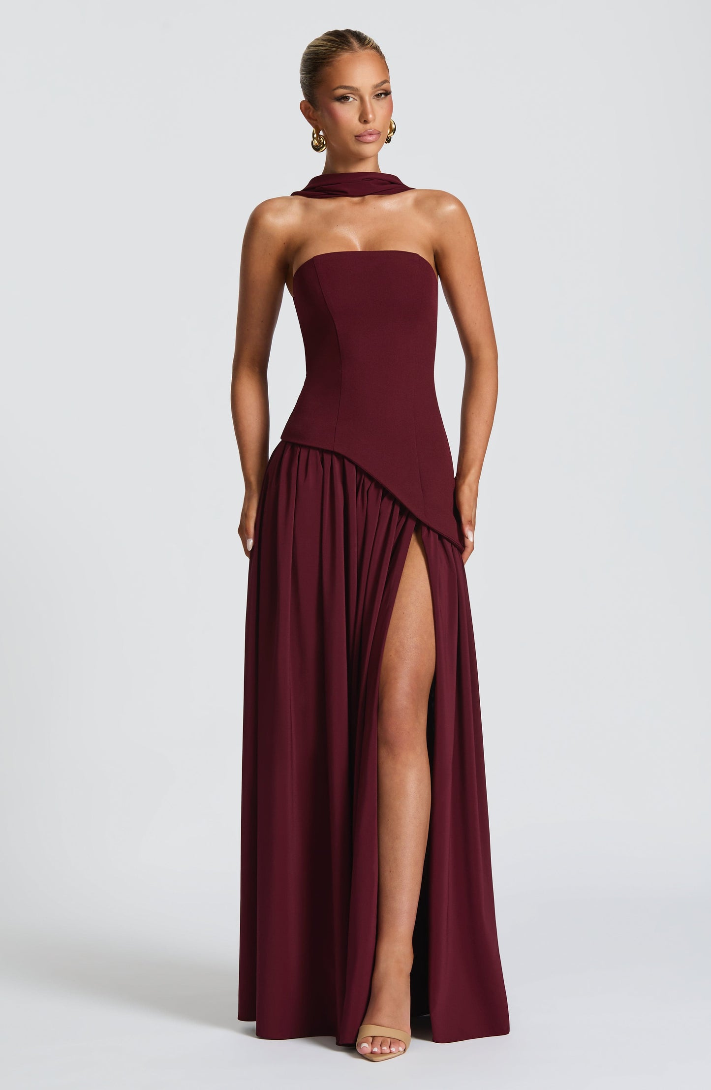 Maliyah Maxi Elbise – Vişne Çürüğü