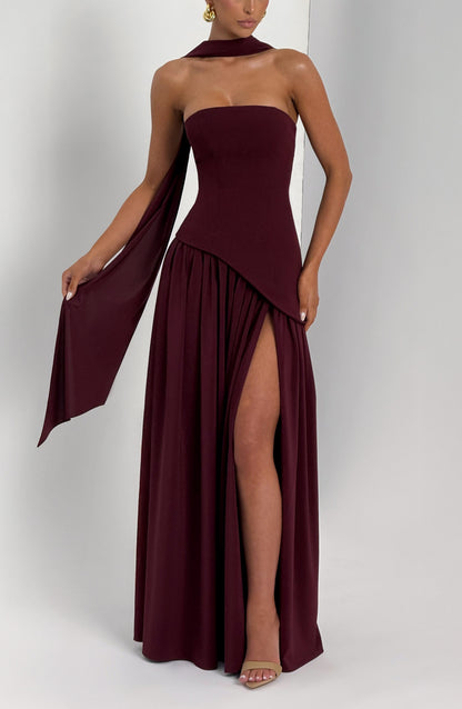 Maliyah Maxi Elbise – Vişne Çürüğü