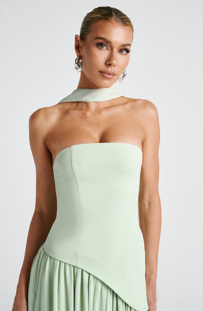 Maliyah Maxi Elbise – Mint Yeşili