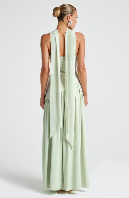 Maliyah Maxi Elbise – Mint Yeşili