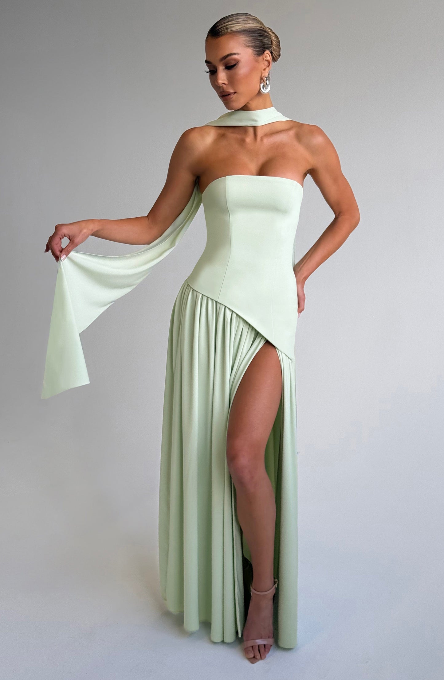 Maliyah Maxi Elbise – Mint Yeşili