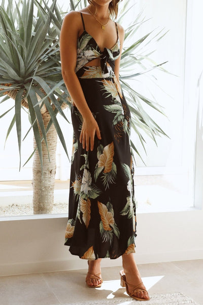 Melinda Düğümlü Maxi Elbise
