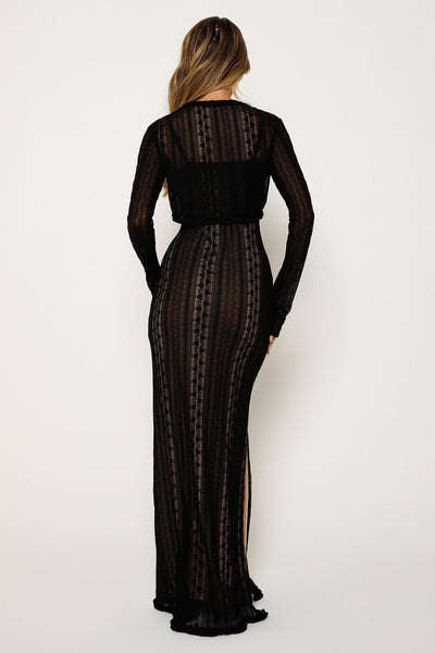 Melinda Dantel Maxi Elbise