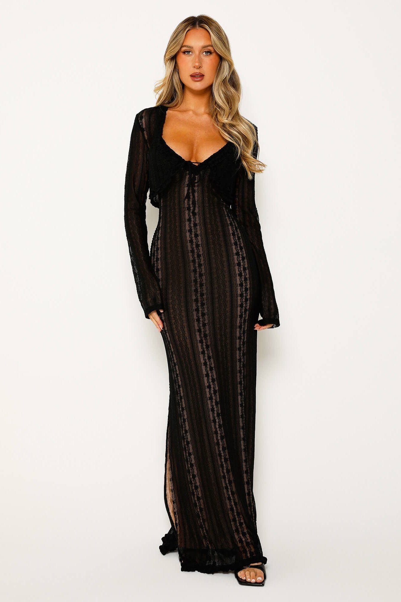 Melinda Dantel Maxi Elbise
