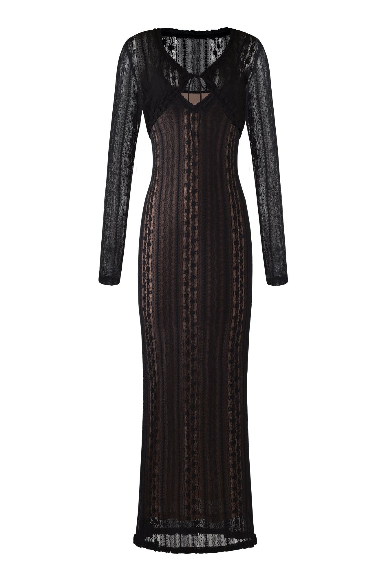 Melinda Dantel Maxi Elbise