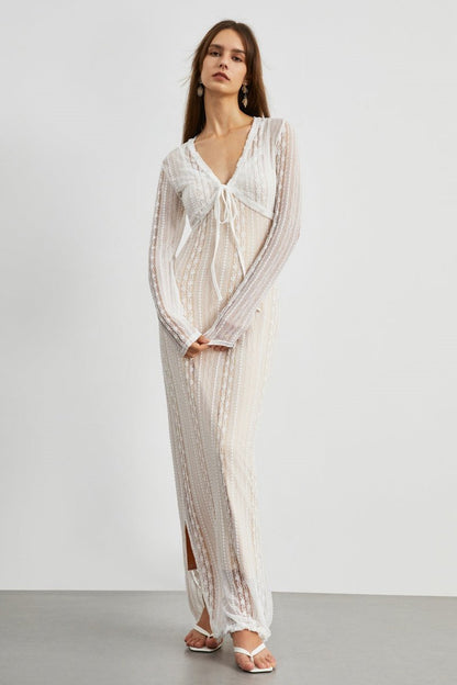 Melinda Dantel Maxi Elbise