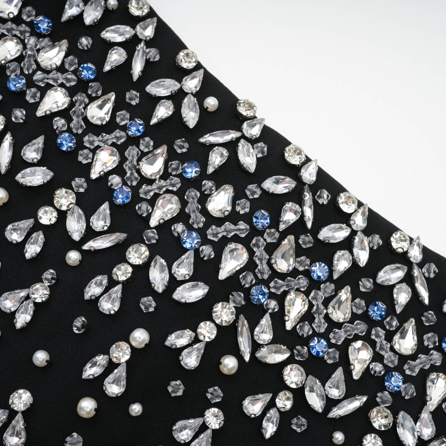 Bella Kristal Taşlı Mini Elbise