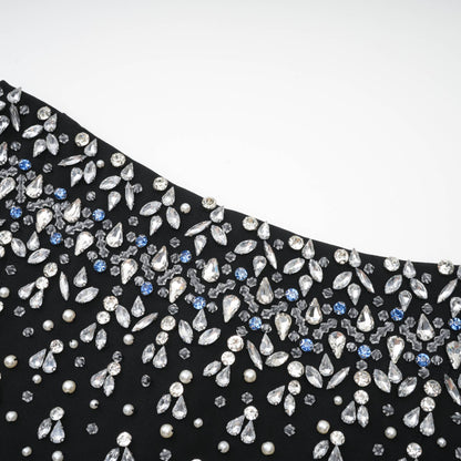 Bella Kristal Taşlı Mini Elbise