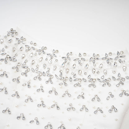 Bella Kristal Taşlı Mini Elbise