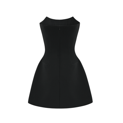 Bella Kristal Taşlı Mini Elbise