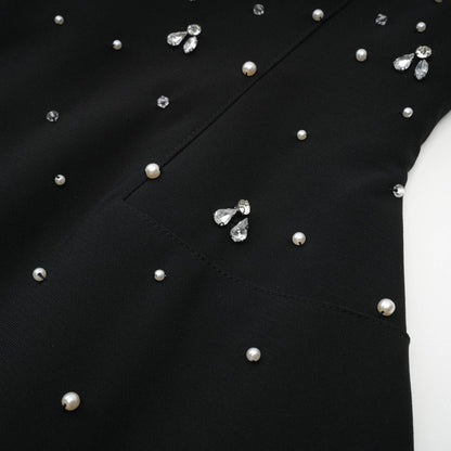 Bella Kristal Taşlı Mini Elbise