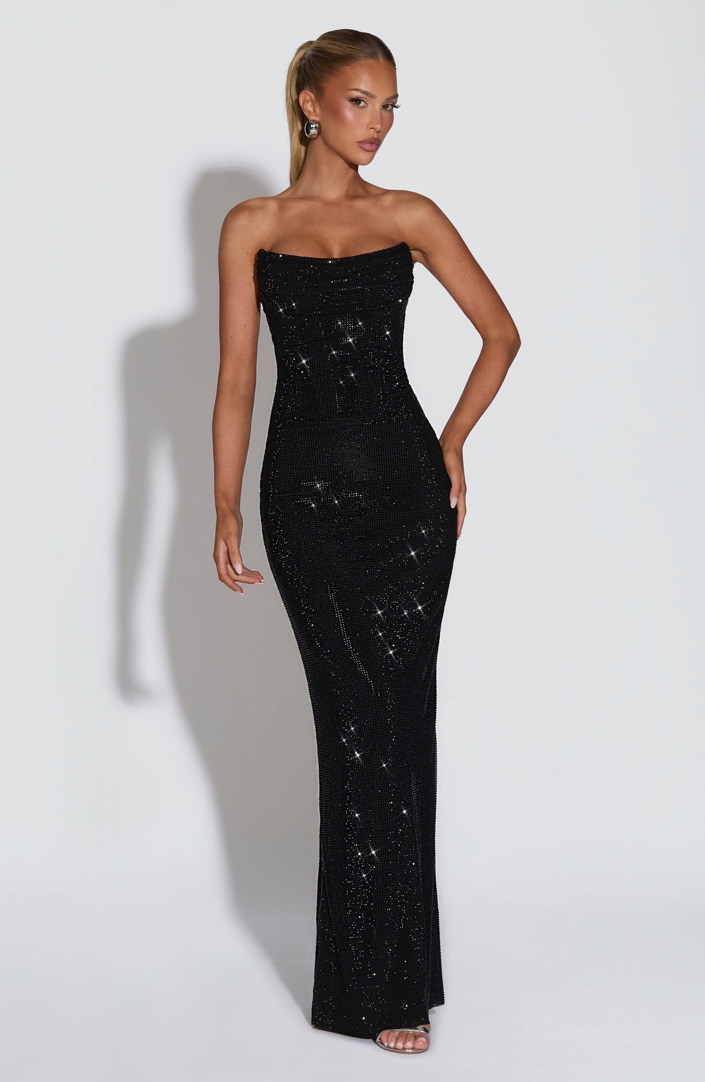 Mirabella Maxi Elbise – Siyah