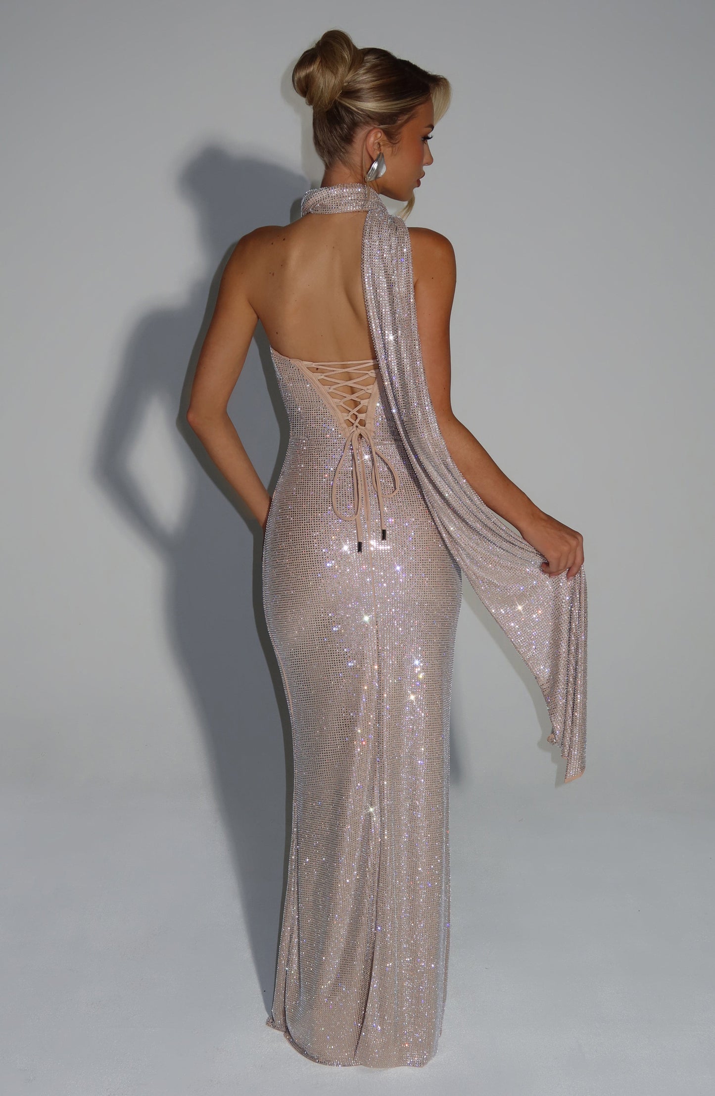 Mirabella Maxi Elbise – Nude